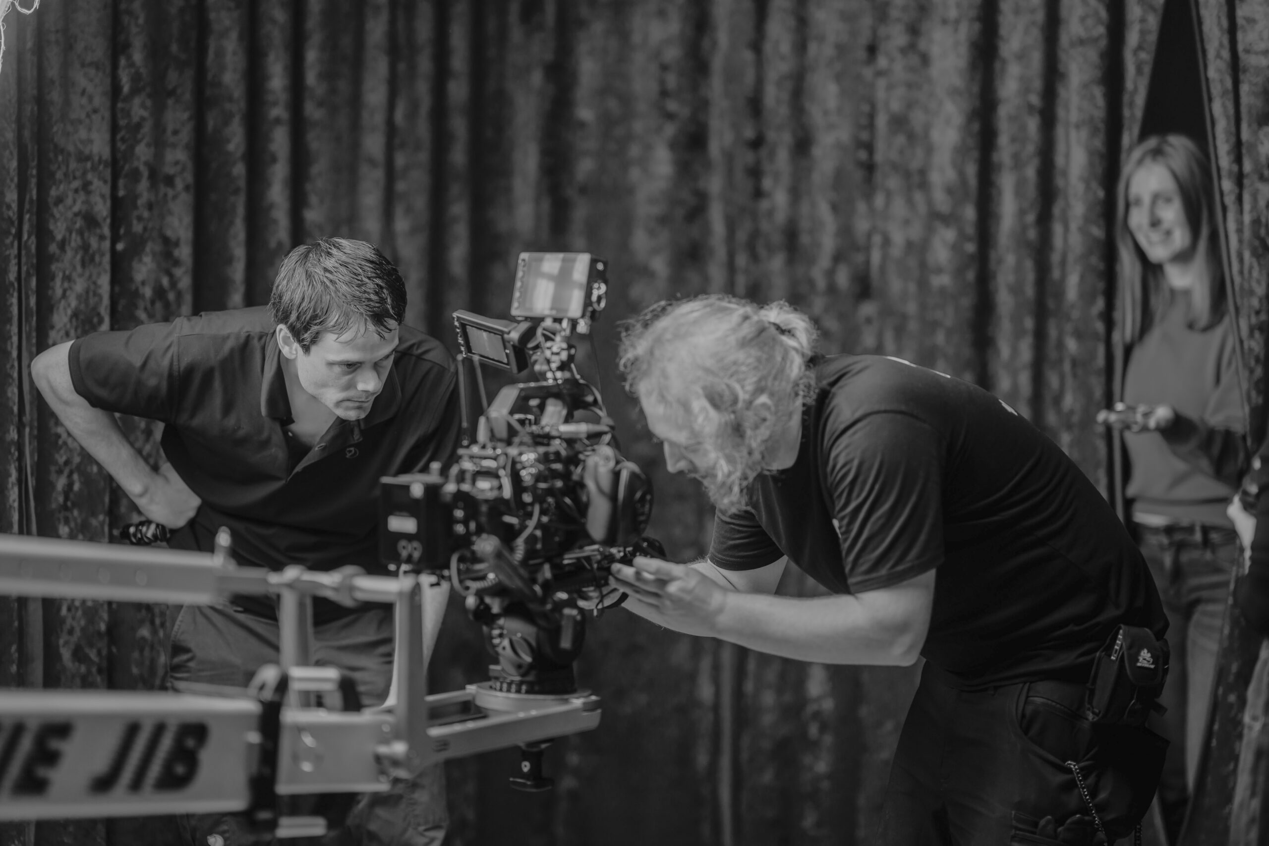 Moritz + Quentin BTS Kran Einrichten
