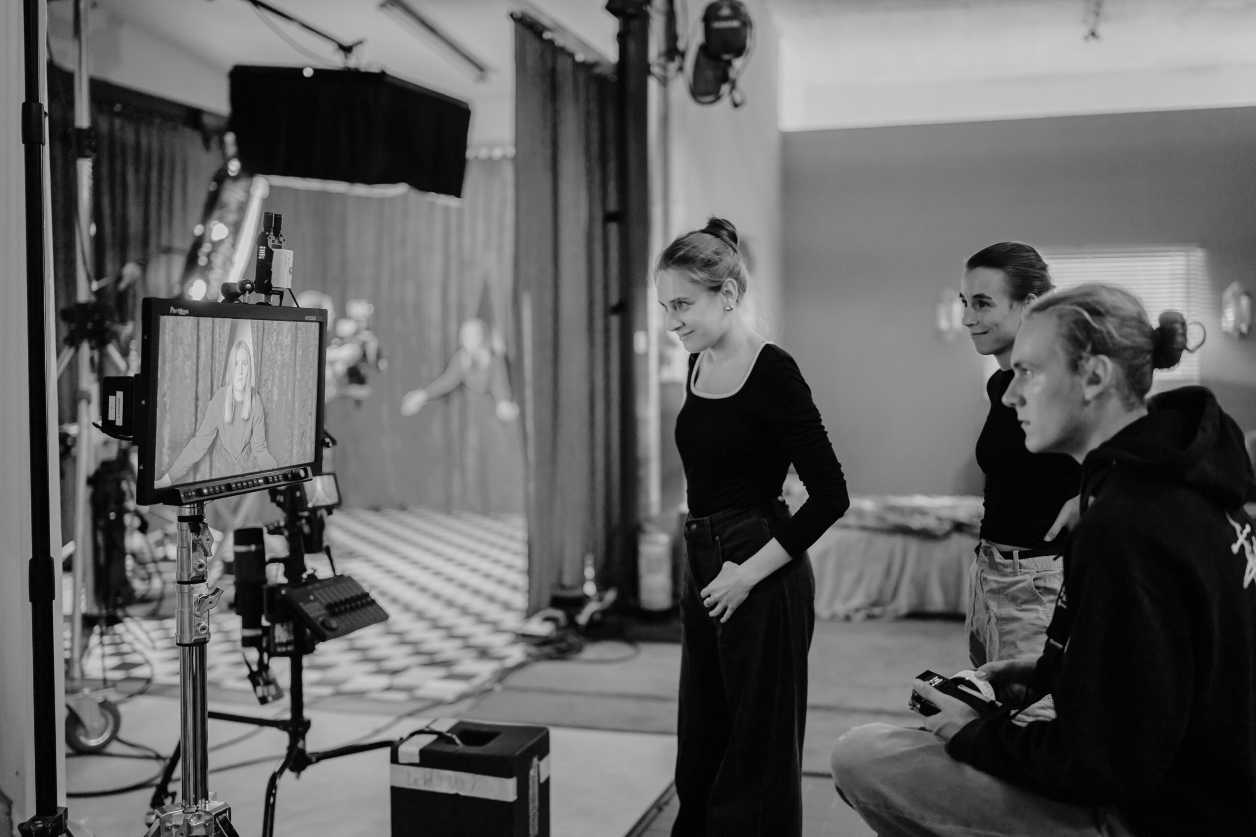 Jana + Svea BTS Fokus Pullen