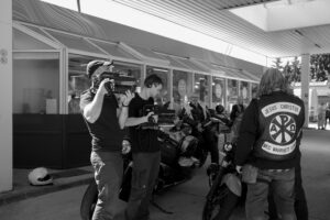Roman & Moritz BTS Jesus Biker